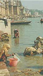 Vid Ganges i Varanasi